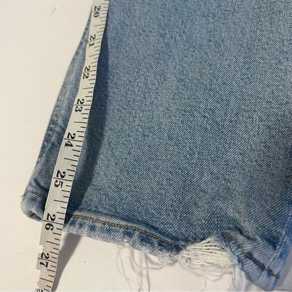 AGOLDE Sz 29  Riley High Rise Straight Crop Jeans in Volt - Picture 12 of 13